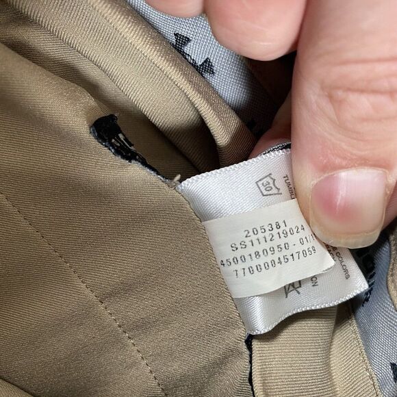 Under Armour Pants Mens 33x24 34R Khaki Tan Performance Golf Chino Pocket Logo‎ - Picture 5 of 13